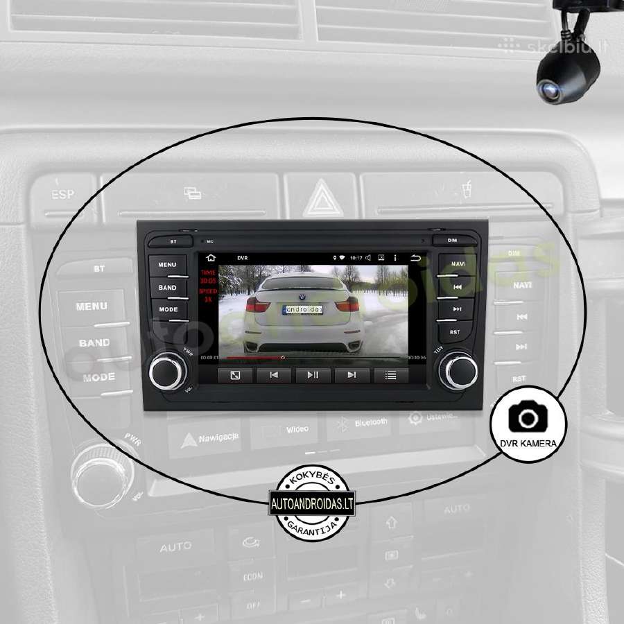 Audi A4 B6 B7 2002-08 Symphony Android multimedia - nuotraukos Nr. 8