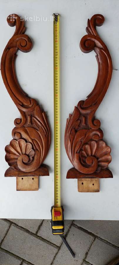 Raudonmedžio ornamentai, dekoras.