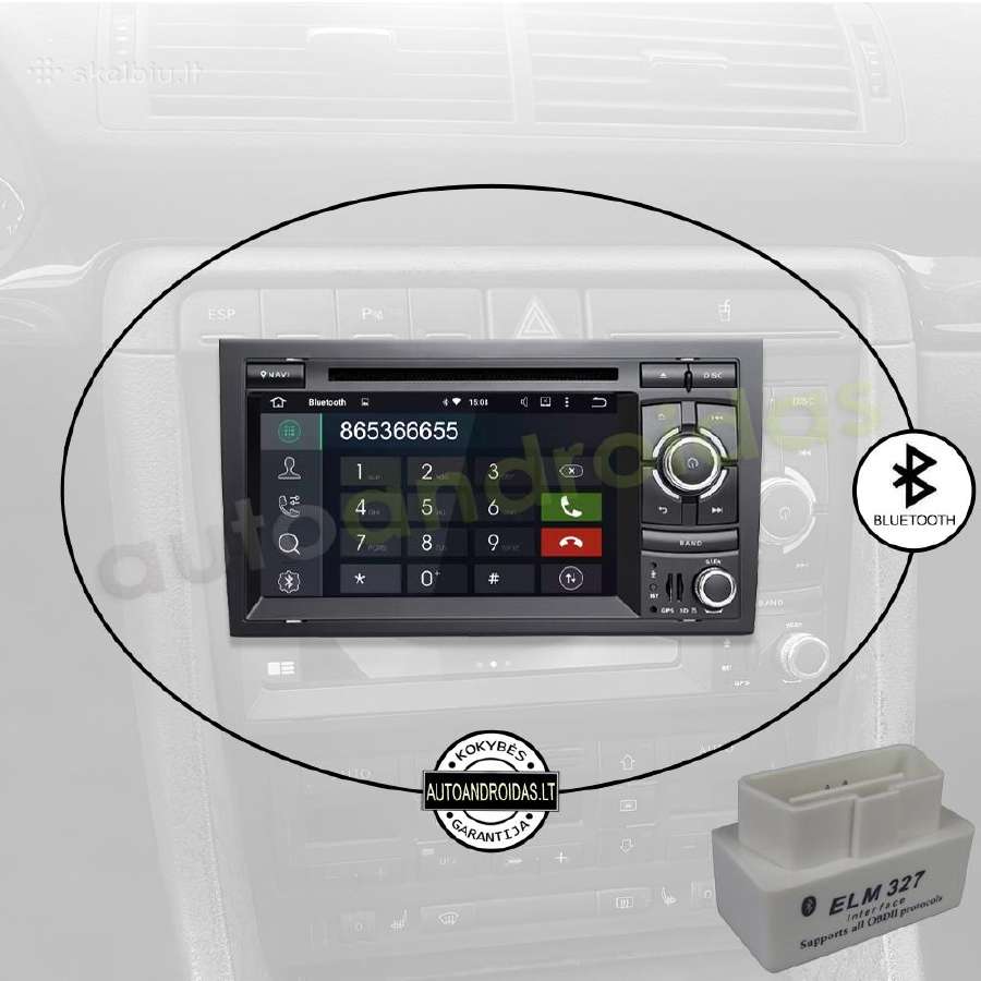 Audi A4 Rns-e 2002-08 Android multimedia GPS/WiFi - nuotraukos Nr. 5