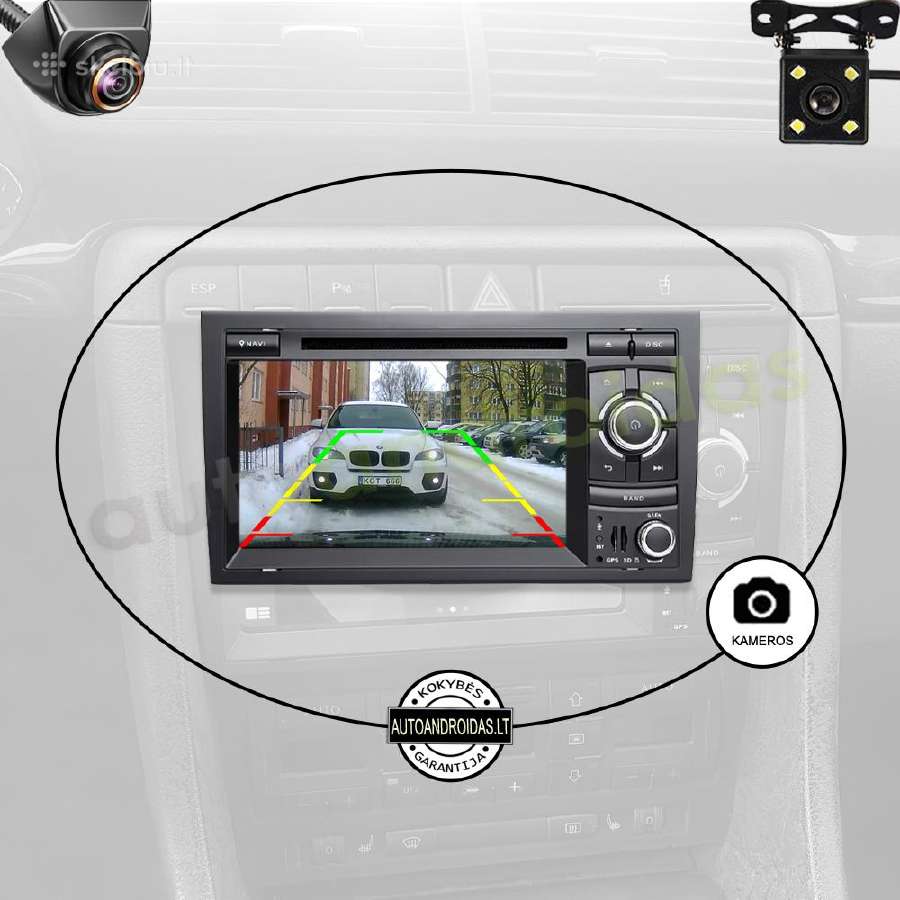 Audi A4 Rns-e 2002-08 Android multimedia GPS/WiFi - nuotraukos Nr. 7