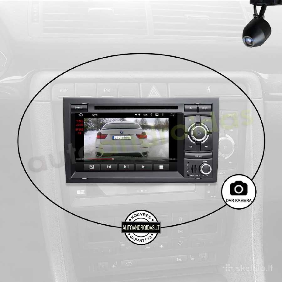 Audi A4 Rns-e 2002-08 Android multimedia GPS/WiFi - nuotraukos Nr. 8