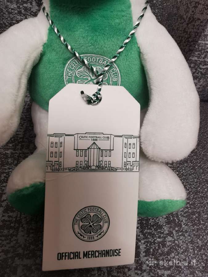Glazgo Celtic Fc talismanas pliušinis meškiukas - nuotraukos Nr. 2