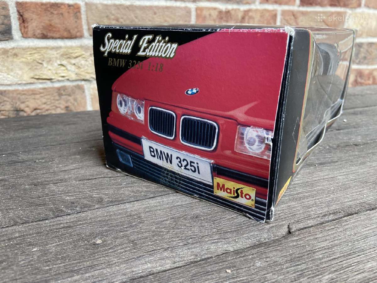 Bmw E36 3 Serijos Kregždė Modelis automodelis 1:18 - nuotraukos Nr. 3