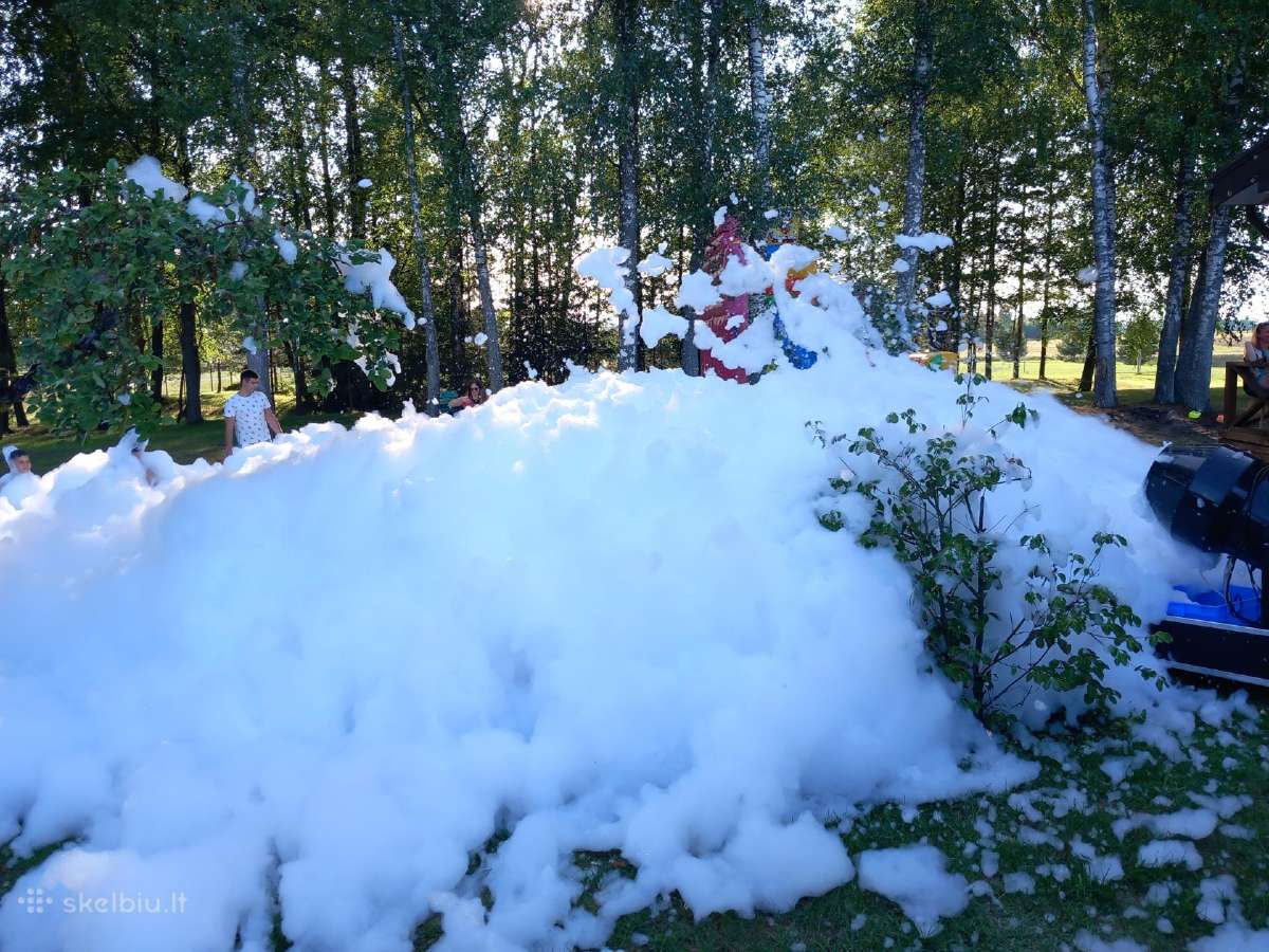 Putų šou, putų patrankos nuoma, batutai - nuotraukos Nr. 21
