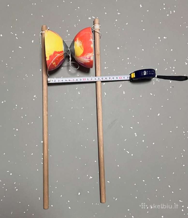 Diabolo žaidimas / žaislas Amaya, 130mm - nuotraukos Nr. 3