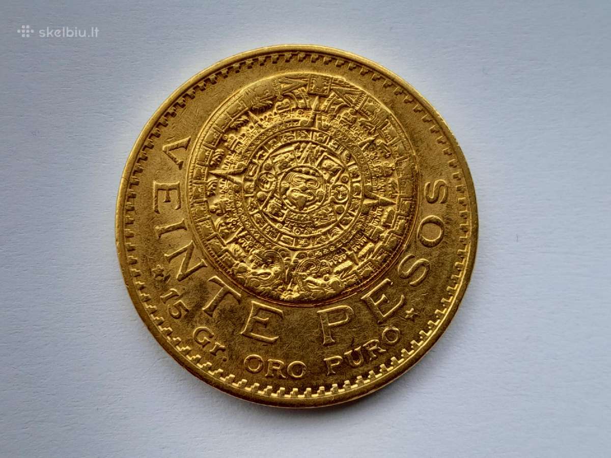 Auksinė moneta ''Maju kalendorius'' 1918 m. 1/2 oz