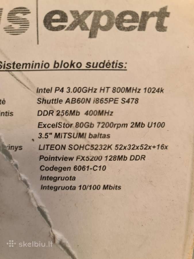 Parduodu stacionaru kompiuteri