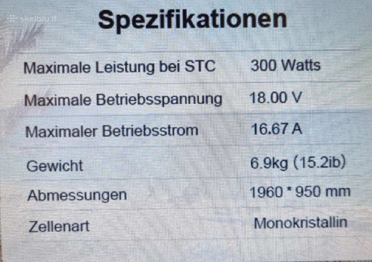 Saulės Įkroviklis 300w Saulės elektrinė moduliai - nuotraukos Nr. 4