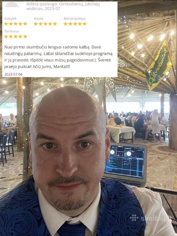 Vedėjas ir Dj viename, su aparatūra - kaina 600€. - nuotraukos Nr. 29