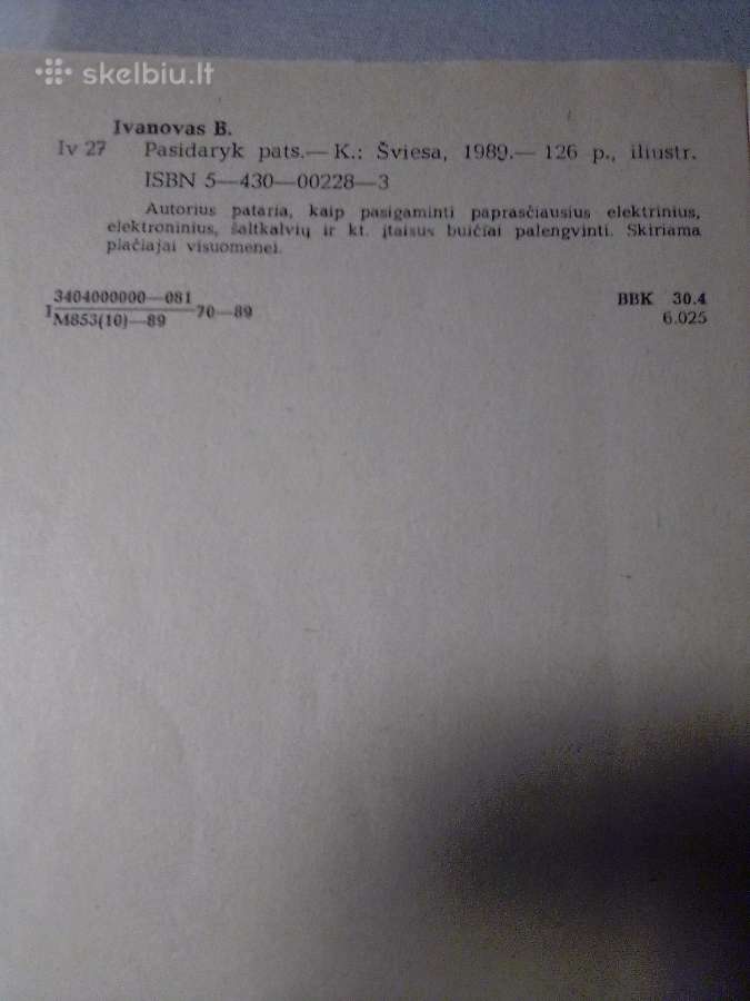 B. Ivanovas Pasidaryk pats - nuotraukos Nr. 3