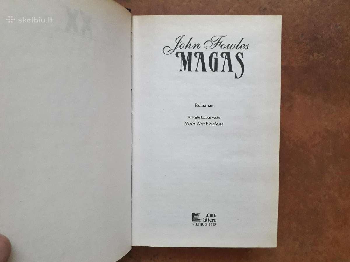John Fowles "Magas" 1998 metai - nuotraukos Nr. 4