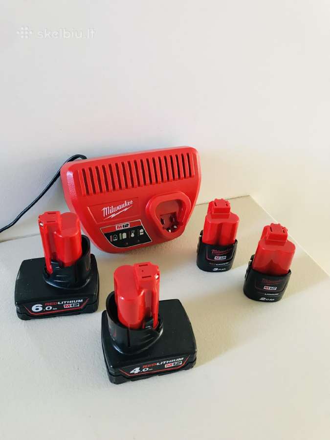 Nauji Originalus Milwaukee M12 / 12v Akumuliatorin - nuotraukos Nr. 10