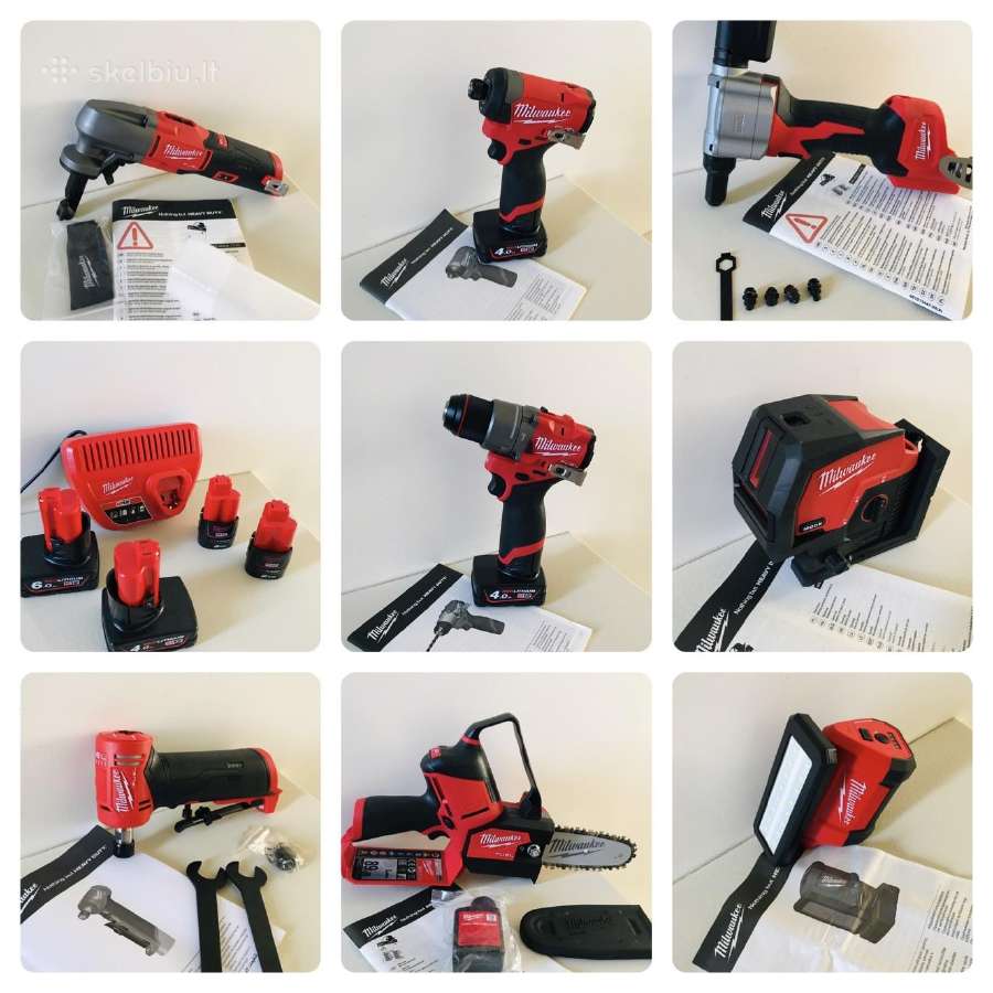 Nauji Originalus Milwaukee M12 / 12v Akumuliatorin