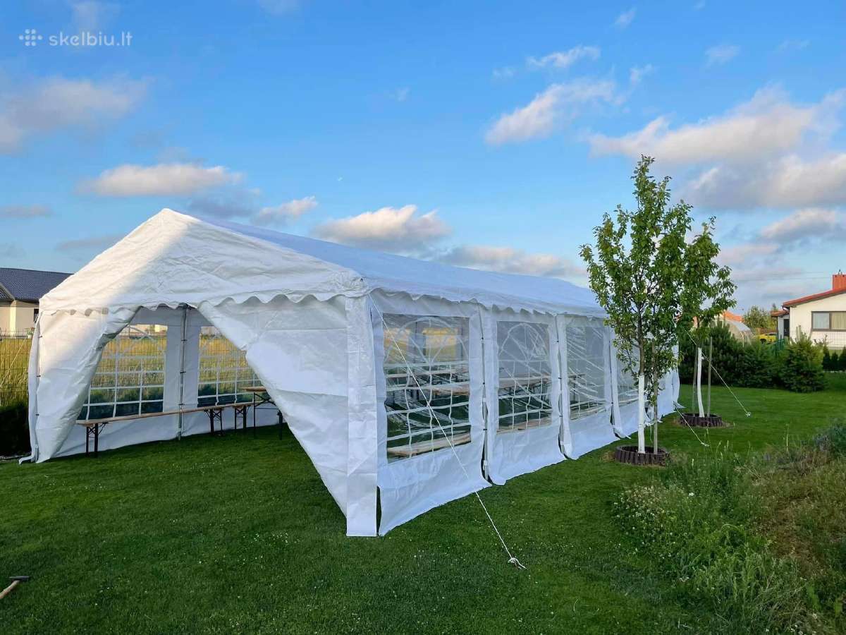 Šventinės palapinės ( paviljono ) 5x10m,5x6 nuoma - nuotraukos Nr. 24