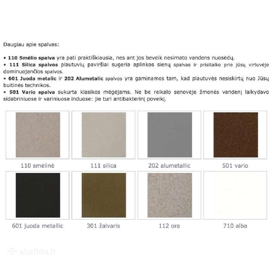 Notus Sq101 -111 Virtuvės Plautuvė 100 Eur - nuotraukos Nr. 3