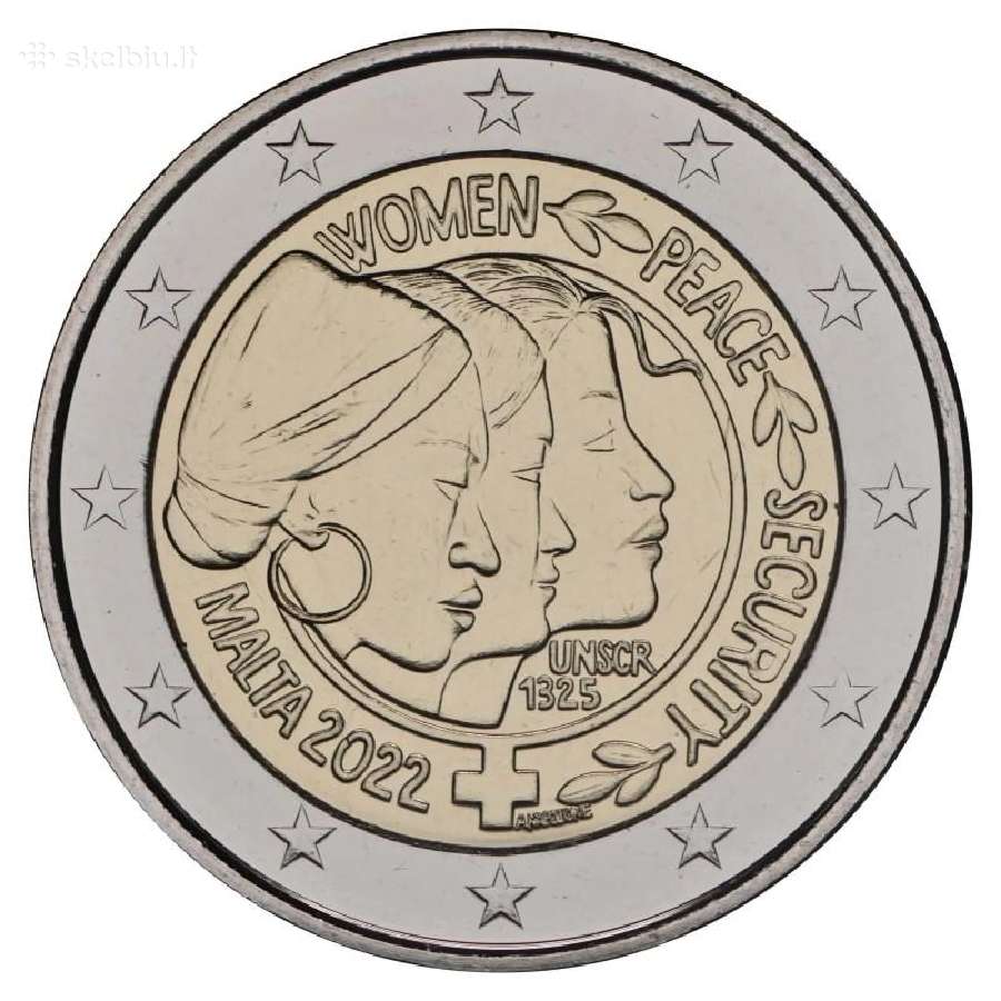 Maltos proginės euro monetos - nuotraukos Nr. 9