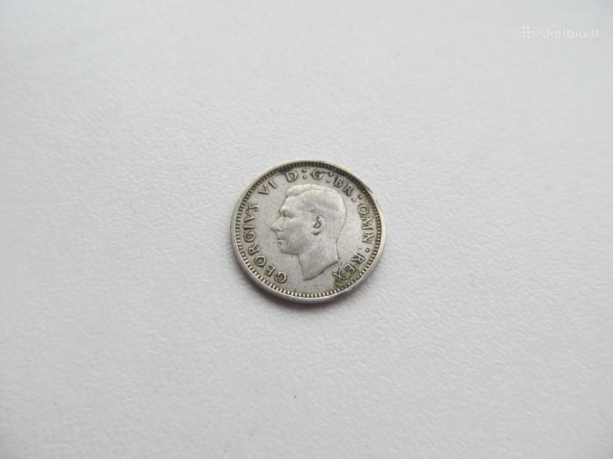 3 pence , Anglija , 1937,1938 sidabras - nuotraukos Nr. 4