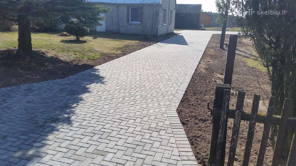 Kokybiškas trinkelių klojimas - nuotraukos Nr. 25