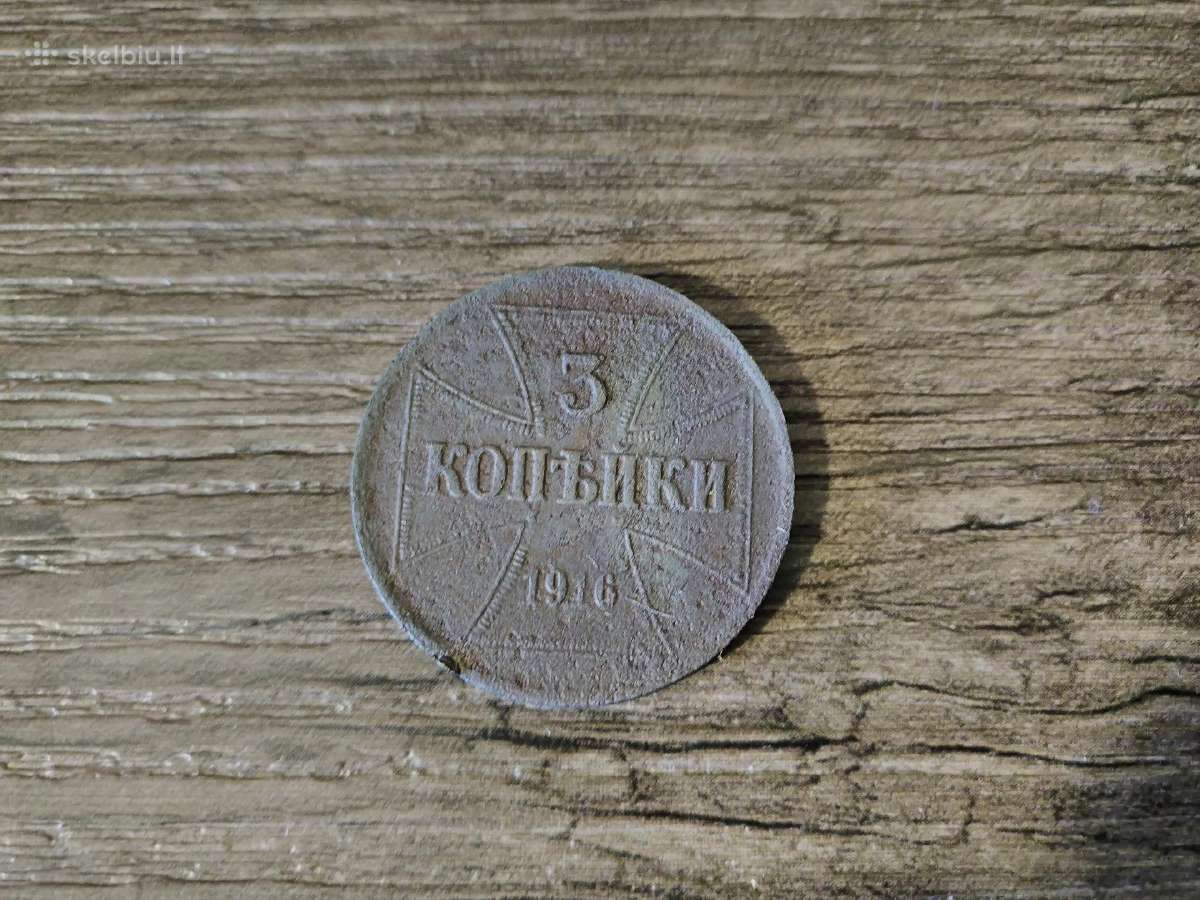 3 Ost kapeikos 1916