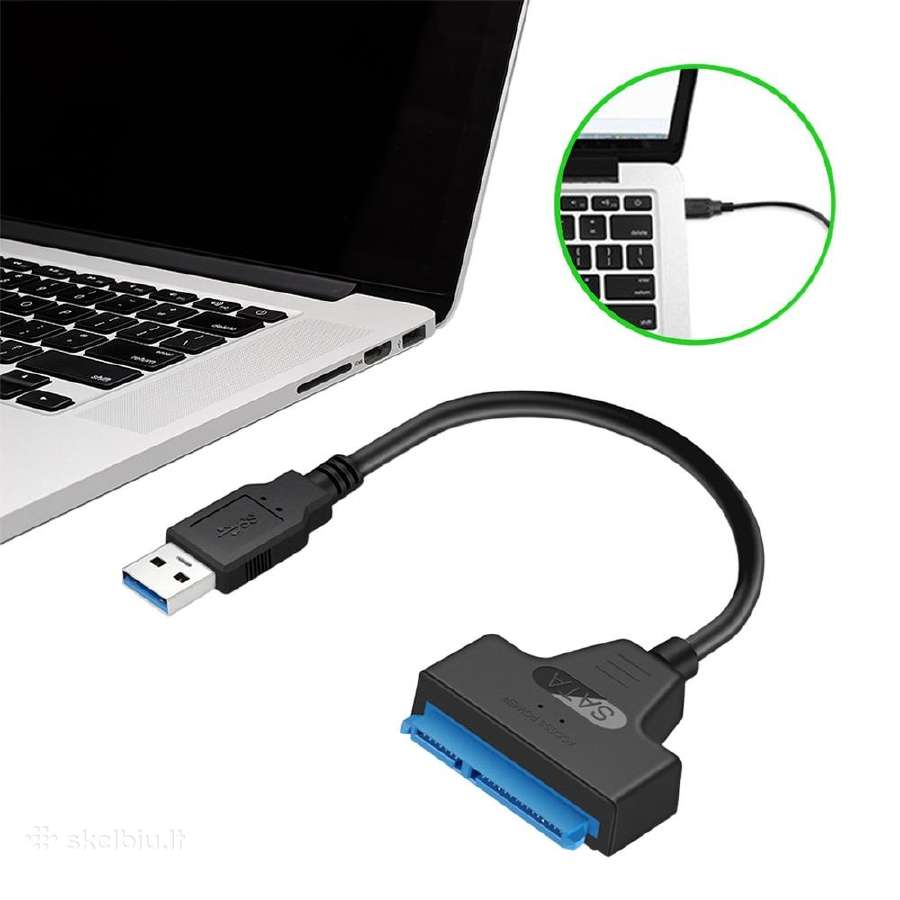 1 TB kietas diskas laptopo išorinis Usb 3.0