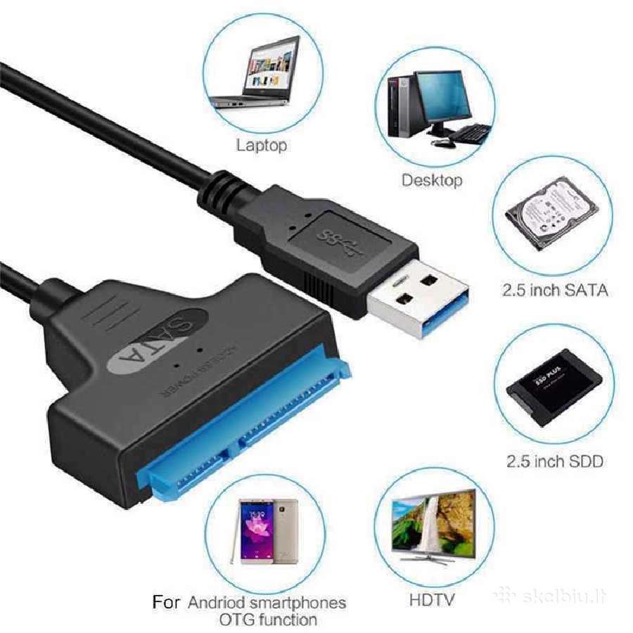 1 TB kietas diskas laptopo išorinis Usb 3.0 - nuotraukos Nr. 5