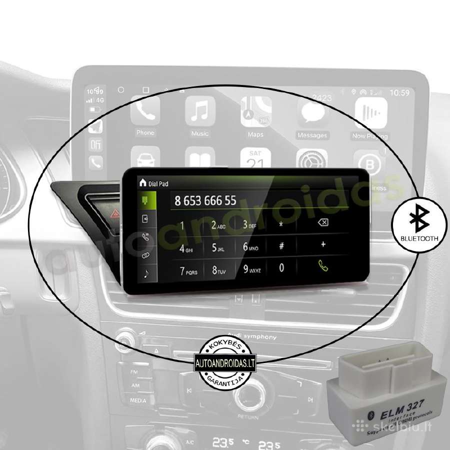 Audi A4 B8 A5 2009-16 Android multimedia GPS/WiFi - nuotraukos Nr. 4