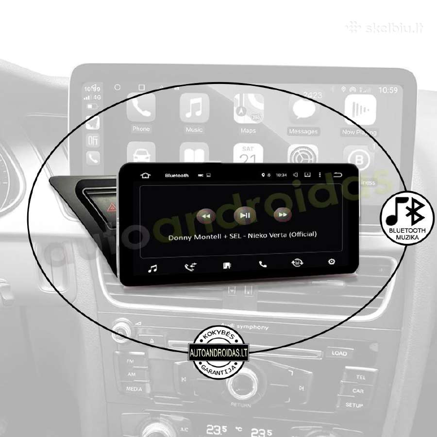 Audi A4 B8 A5 2009-16 Android multimedia GPS/WiFi - nuotraukos Nr. 5