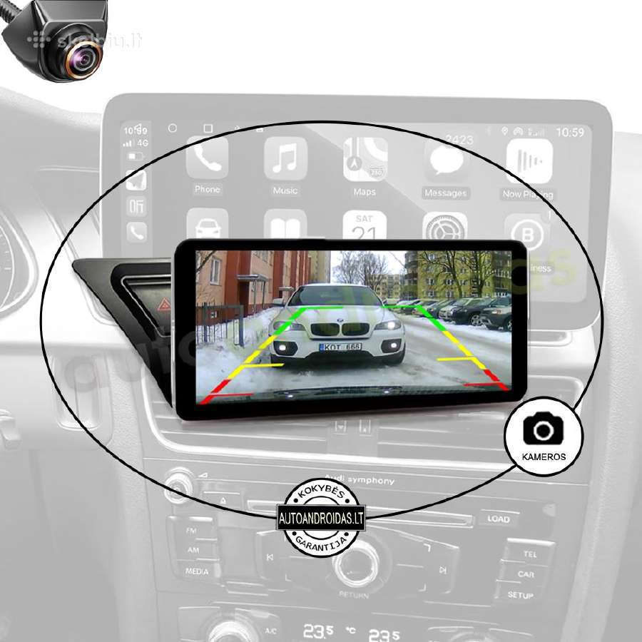 Audi A4 B8 A5 2009-16 Android multimedia GPS/WiFi - nuotraukos Nr. 6