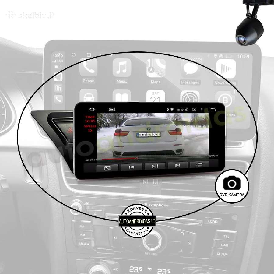 Audi A4 B8 A5 2009-16 Android multimedia GPS/WiFi - nuotraukos Nr. 7