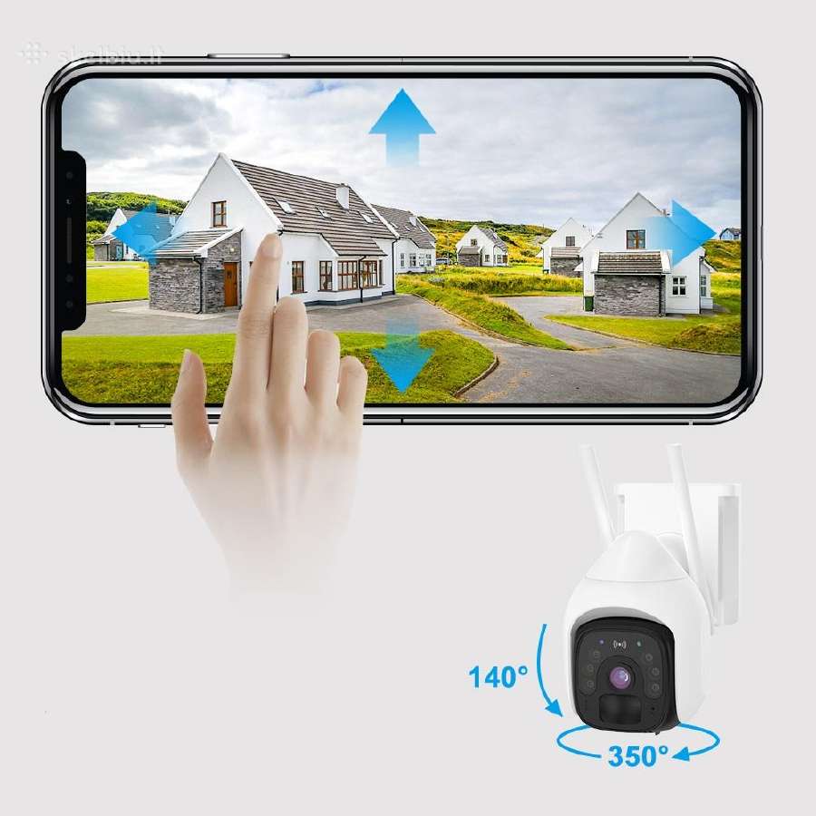 Lauko kamera su sim kortele 3g, 4G, su saulės bate - nuotraukos Nr. 4