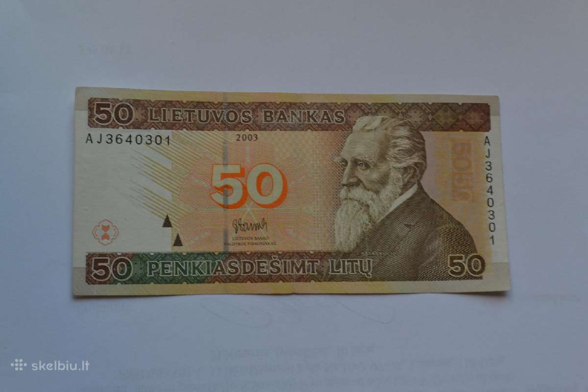 50 litu 2003 m.