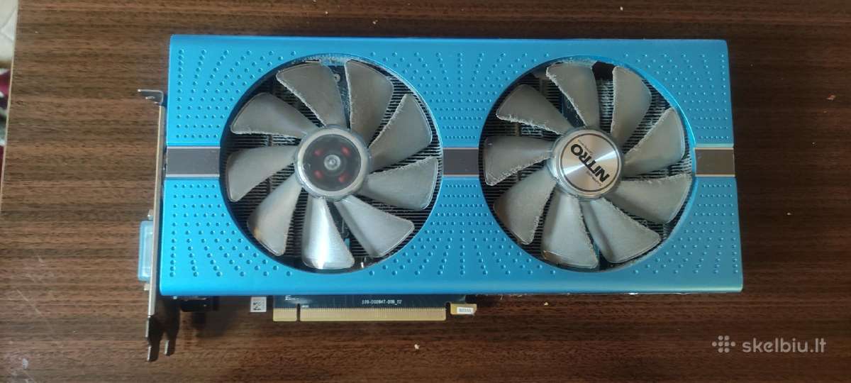 Parduodu Shappire Nitro+radeon rx 580 8gb Dual