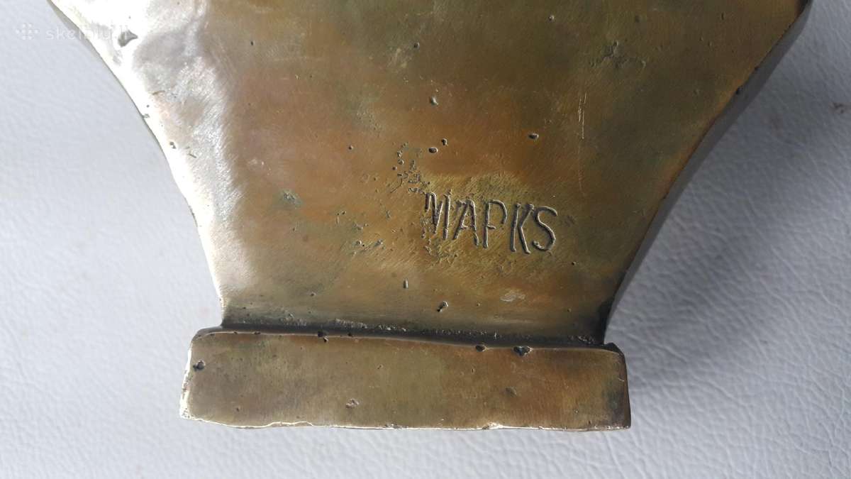 Seni sunkūs Bronziniai 4 Biustai+dar 1 - nuotraukos Nr. 6