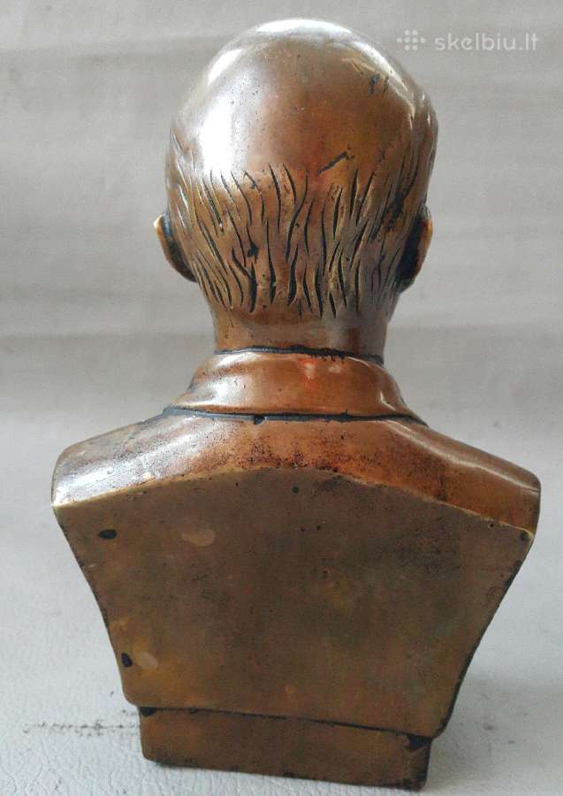 Seni sunkūs Bronziniai 4 Biustai+dar 1 - nuotraukos Nr. 8