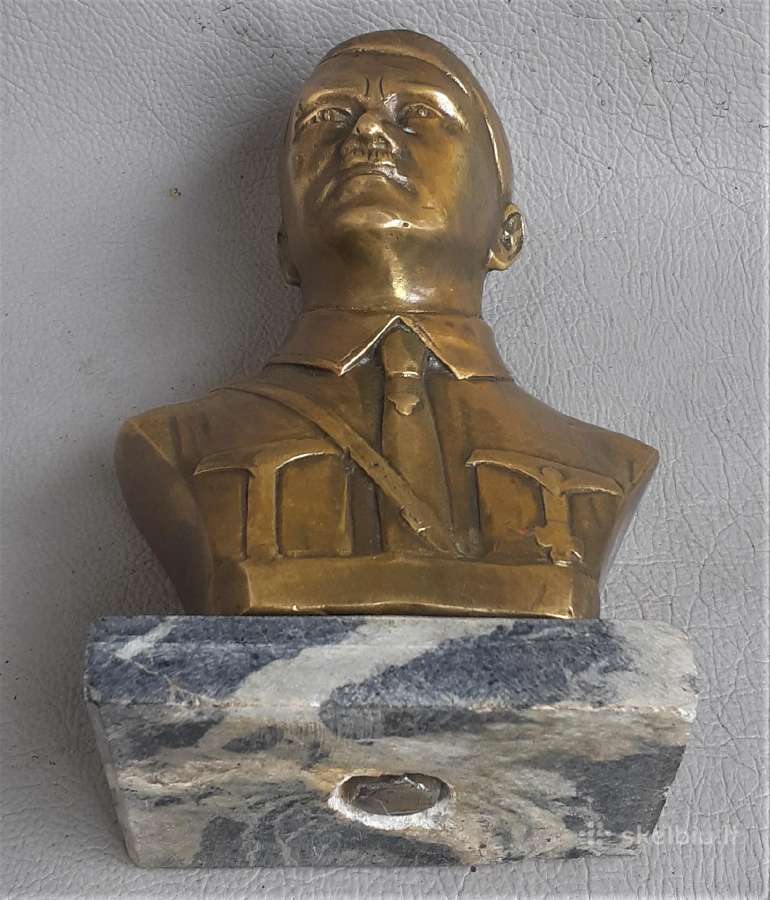 Seni sunkūs Bronziniai 4 Biustai+dar 1 - nuotraukos Nr. 15