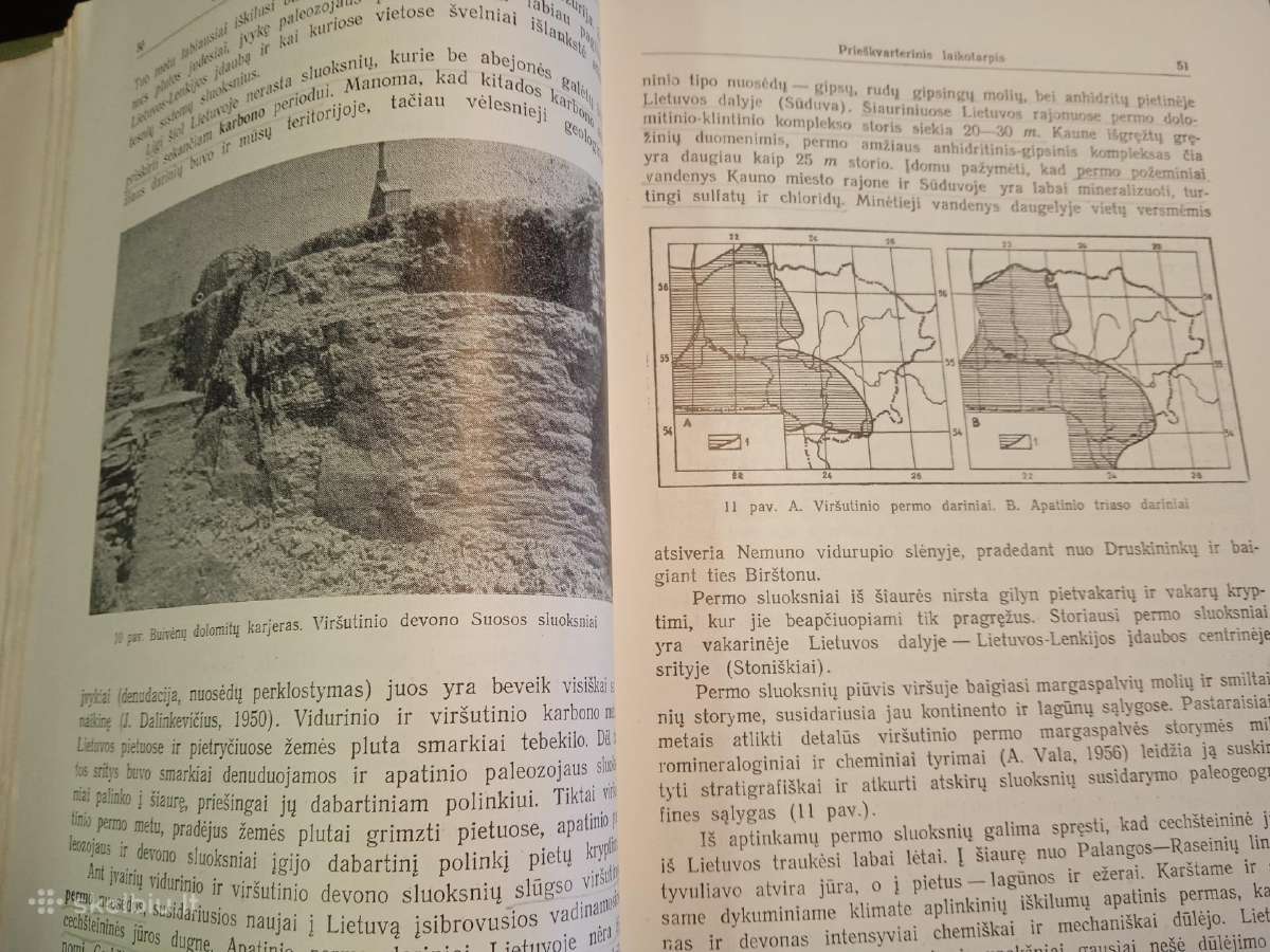 Knygos Lietuvos Tsr fizine geografija - nuotraukos Nr. 4