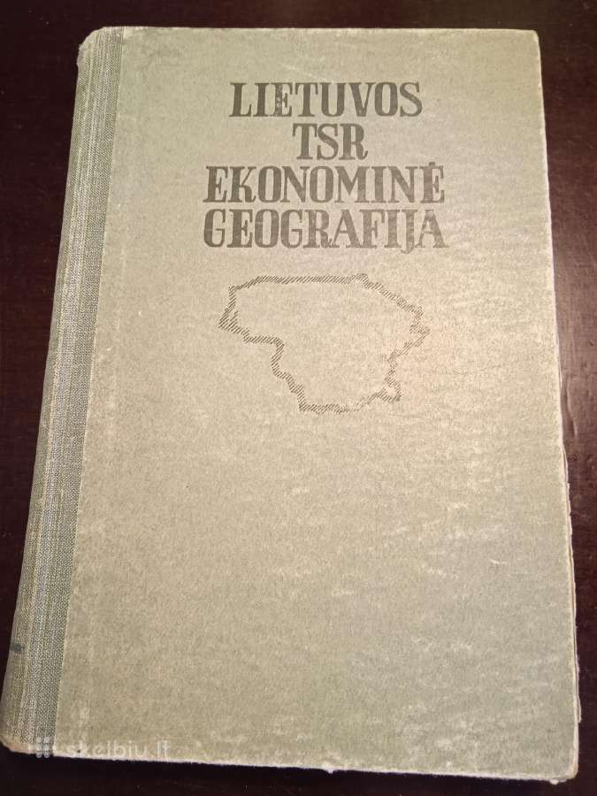 Knyga Lietuvos Tsr ekonominė geografija
