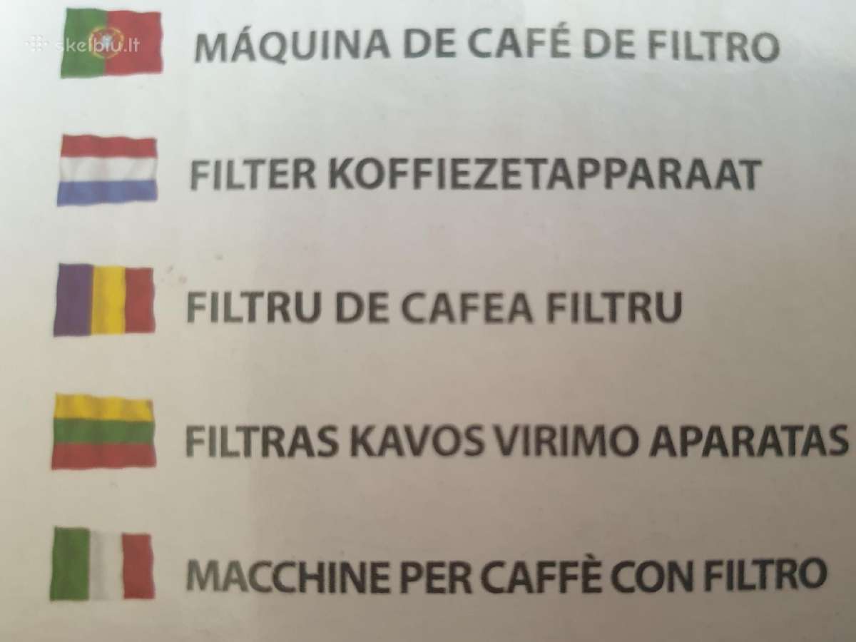 Filtras kavos virimo aparatas - nuotraukos Nr. 5