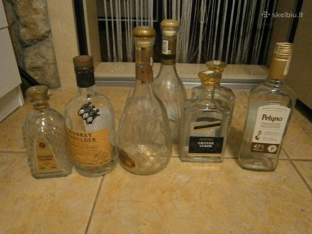 Stikliniai buteliai 0,5l