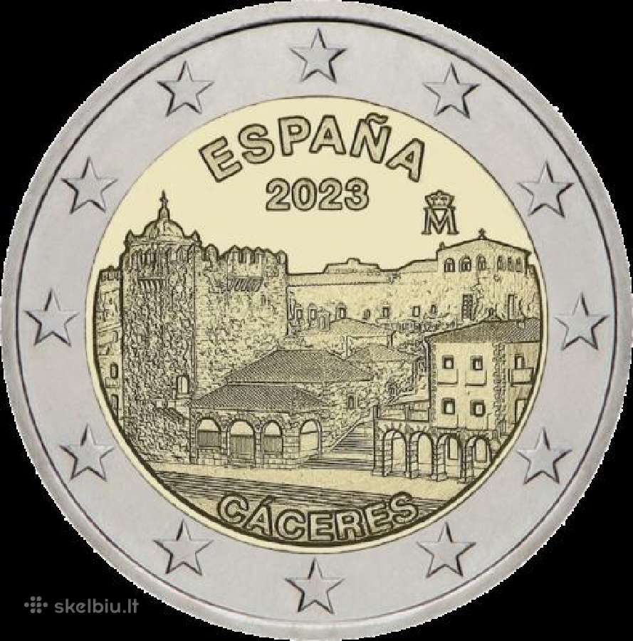 Ispanija 2023 2 eurų monetos