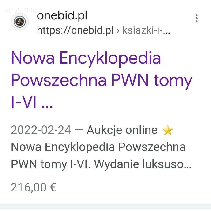 "Nowa encyklopedia powszechna Pwn" 6 tomai 1997 m - nuotraukos Nr. 14