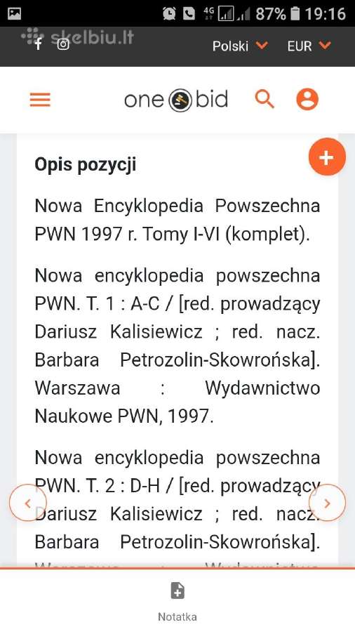 "Nowa encyklopedia powszechna Pwn" 6 tom. 1997 rok - nuotraukos Nr. 16