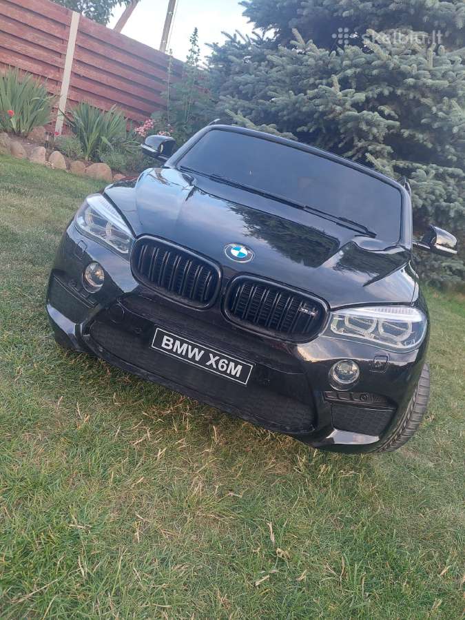 Vaikiškas elektromobilis Rmz Bmw X6 XXL Juodas - nuotraukos Nr. 3