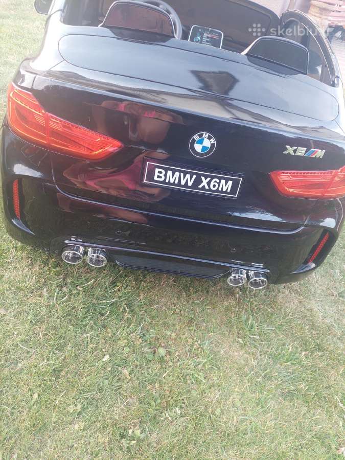 Vaikiškas elektromobilis Rmz Bmw X6 XXL Juodas - nuotraukos Nr. 7