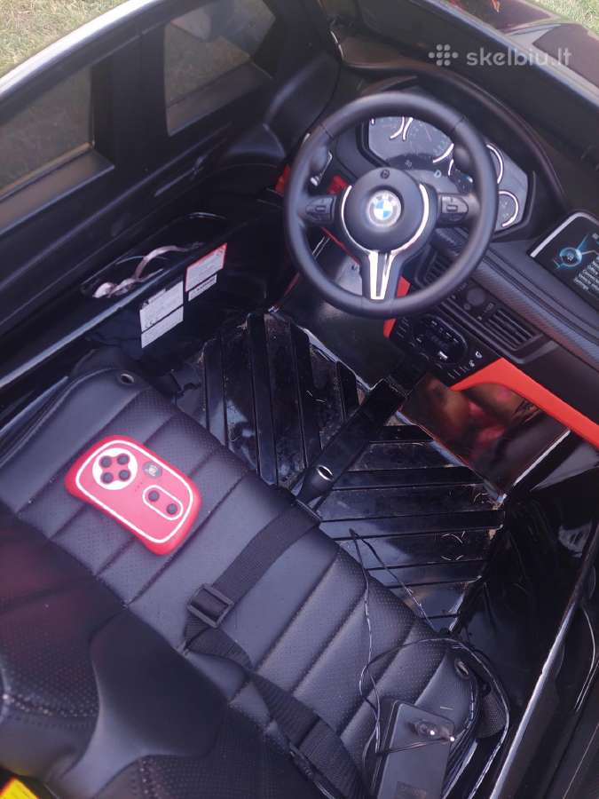 Vaikiškas elektromobilis Rmz Bmw X6 XXL Juodas - nuotraukos Nr. 8