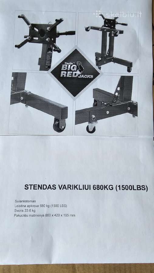 Stendai varikliui Laikiklis varikliui - nuotraukos Nr. 7