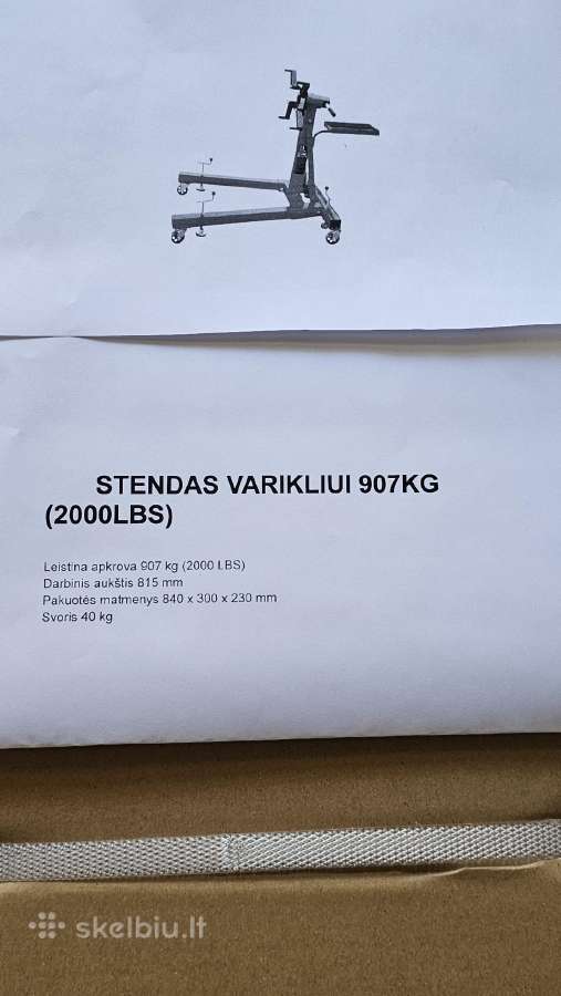 Stendai varikliui Laikiklis varikliui - nuotraukos Nr. 10