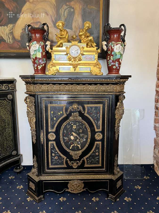 Baldai, porcelianas, sviestuvai,pietra dura - nuotraukos Nr. 12