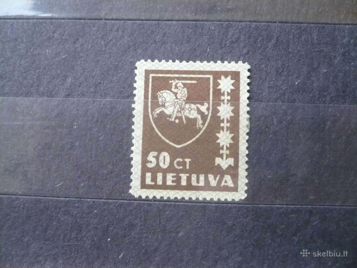 1937 metų herbas 50c Mhn