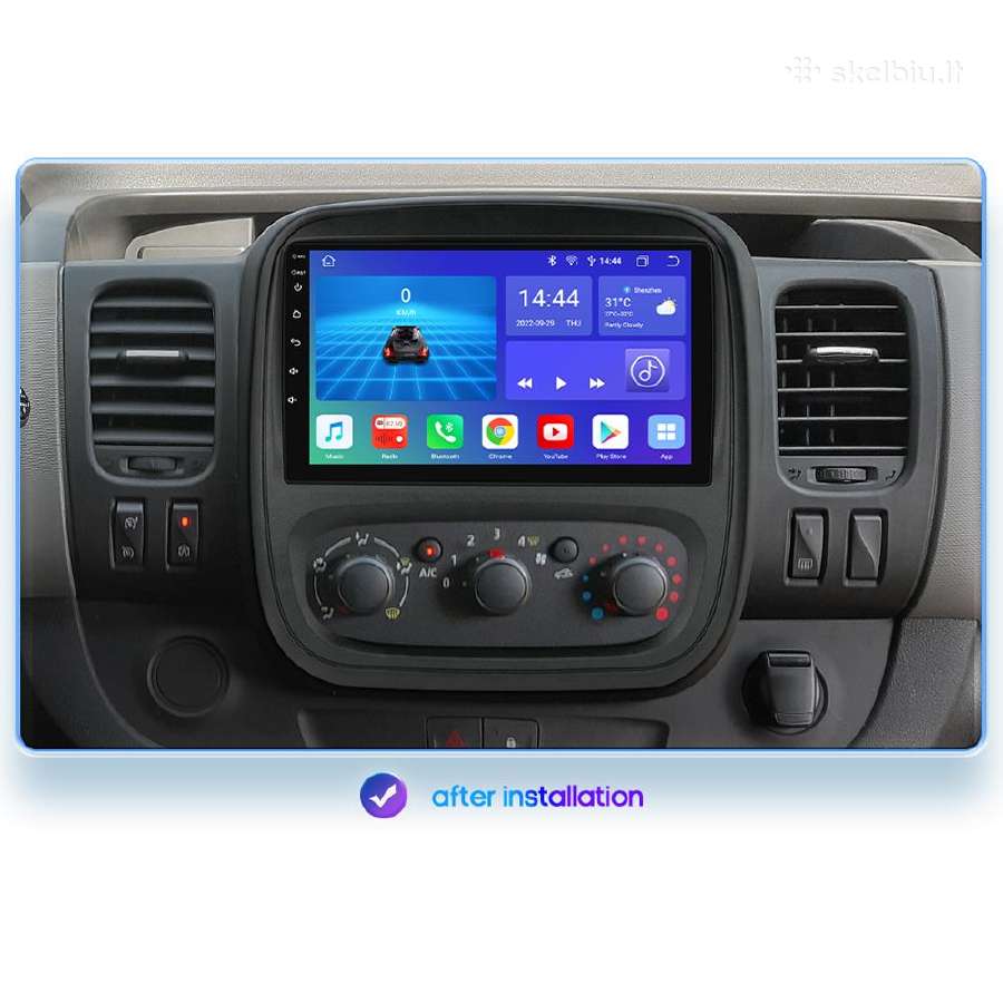 Renault Trafic ir Opel Vivaro android multimedija - nuotraukos Nr. 6
